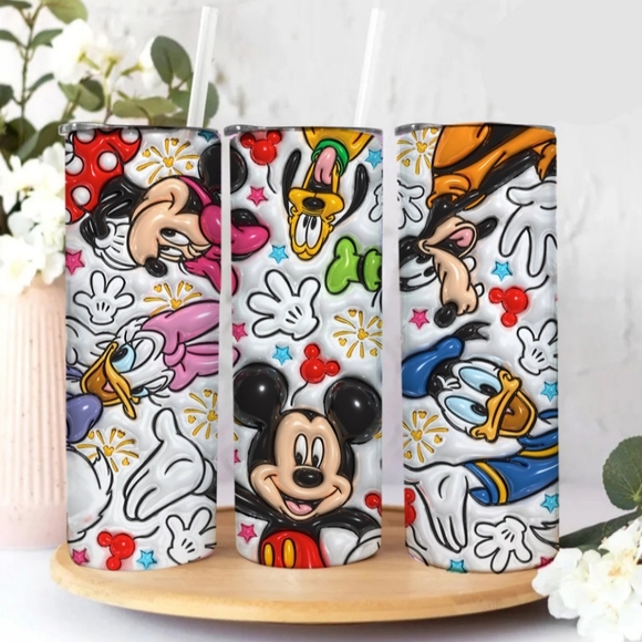 Other - 20oz Stainless Steel Tumbler Mickey and Friends